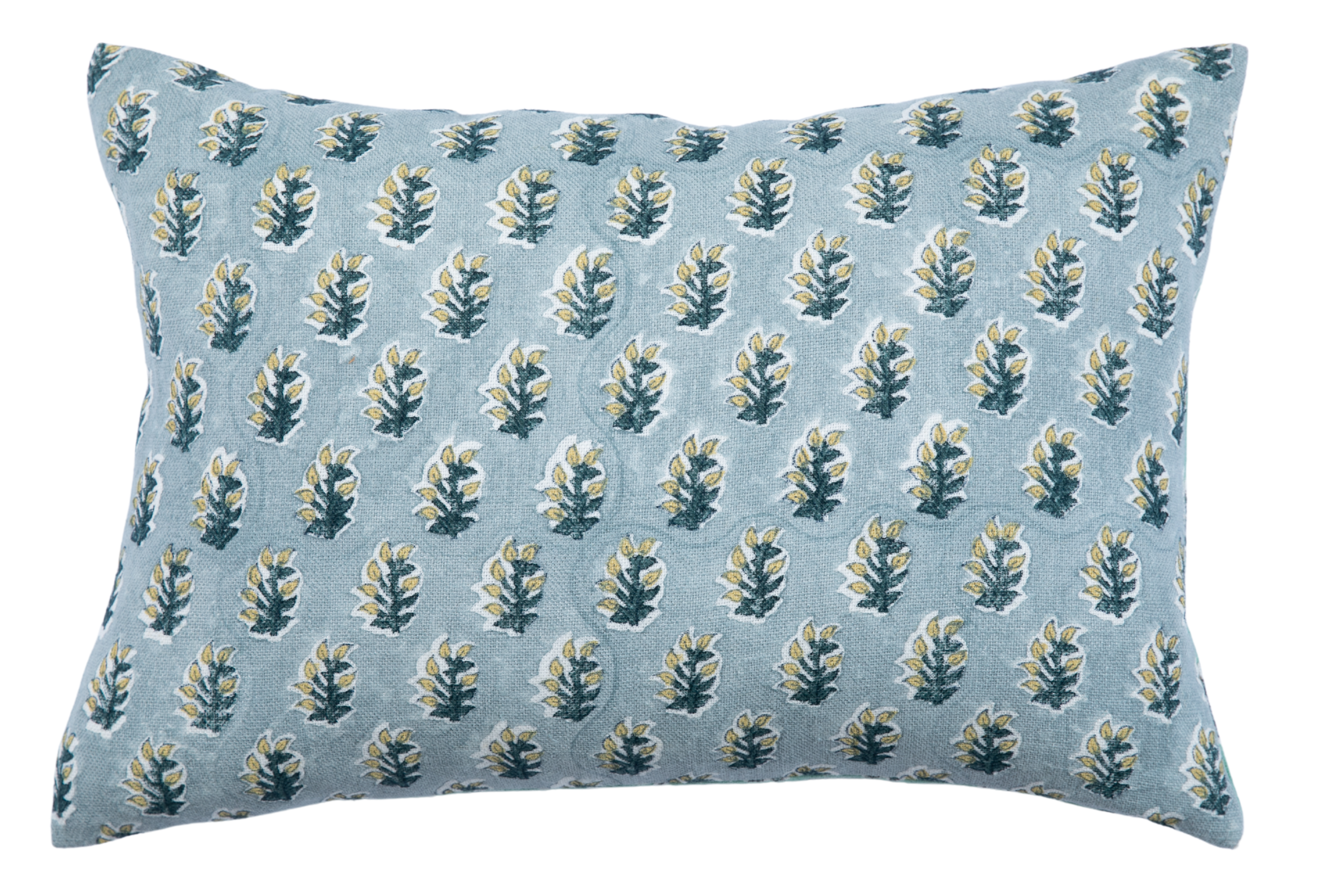 Trulli Cove on white Pillow