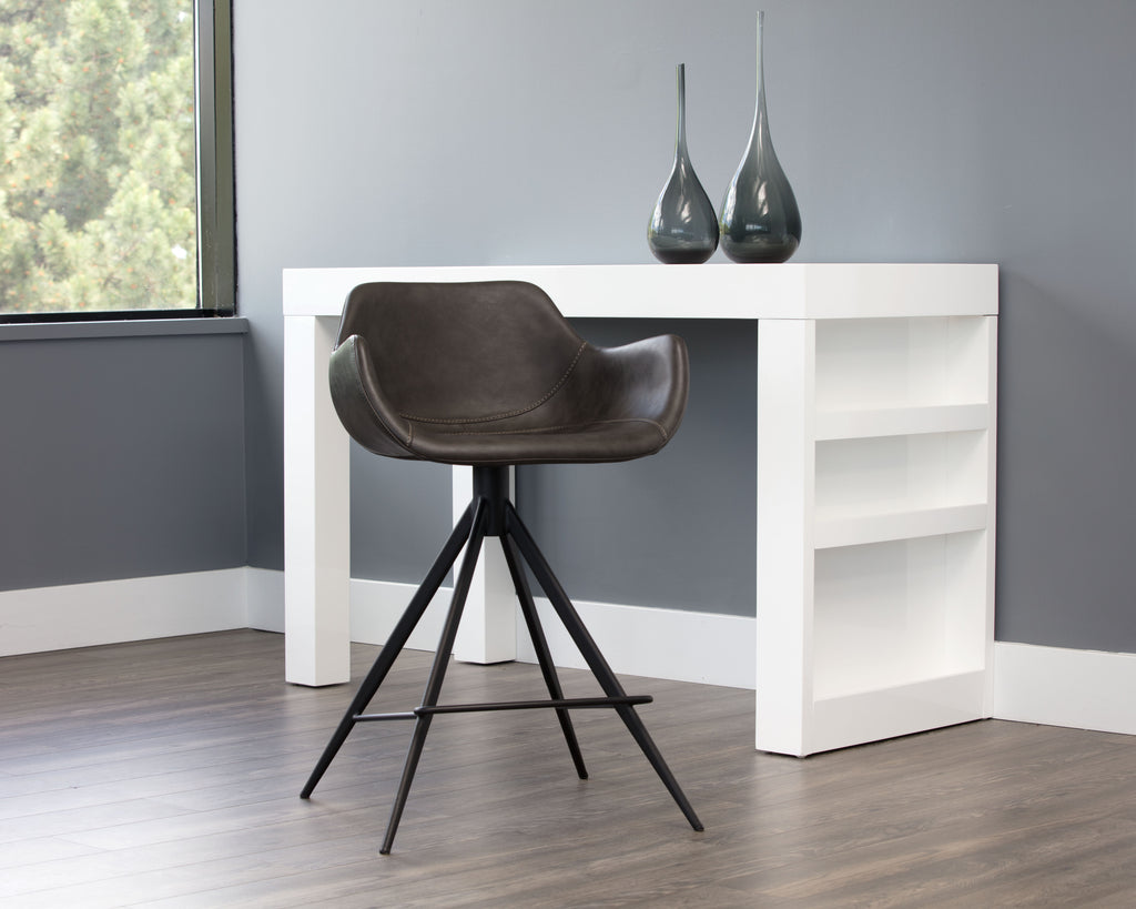Owen Swivel Counter Stool - Town Grey