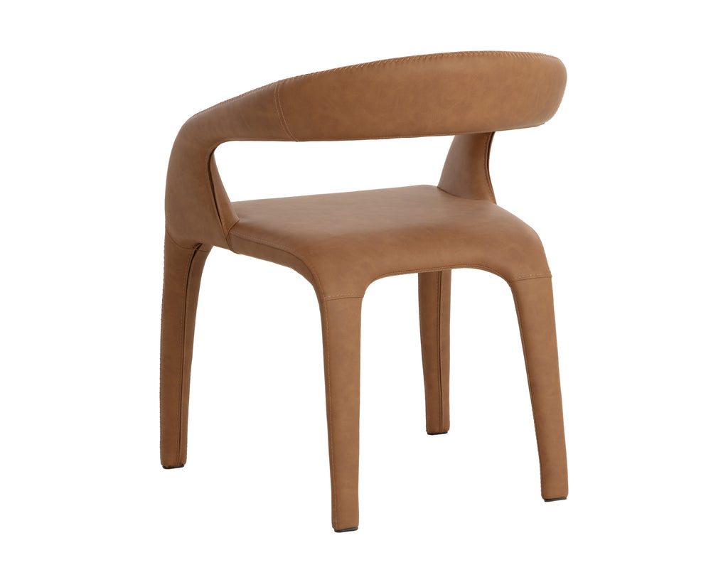 Atika Dining Armchair - Milliken Cognac