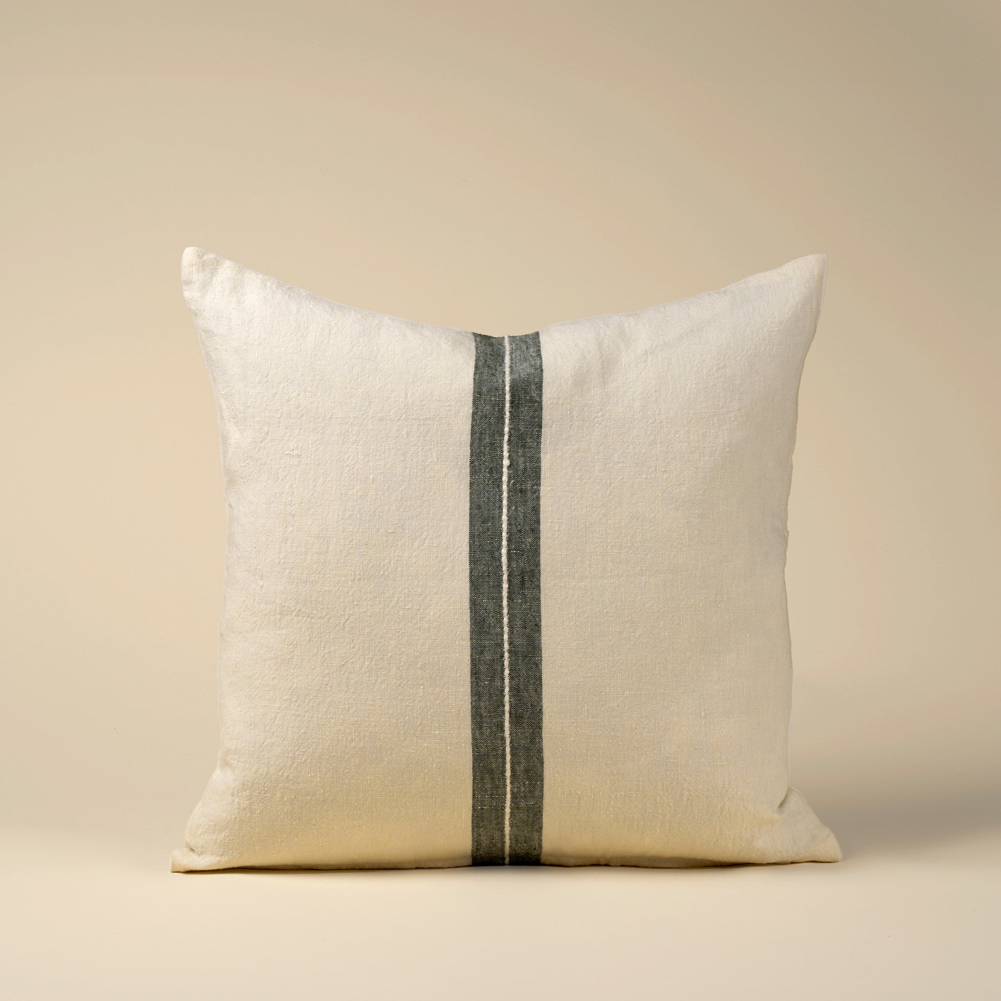 20x20 Emmett Linen Pillow, Ivory