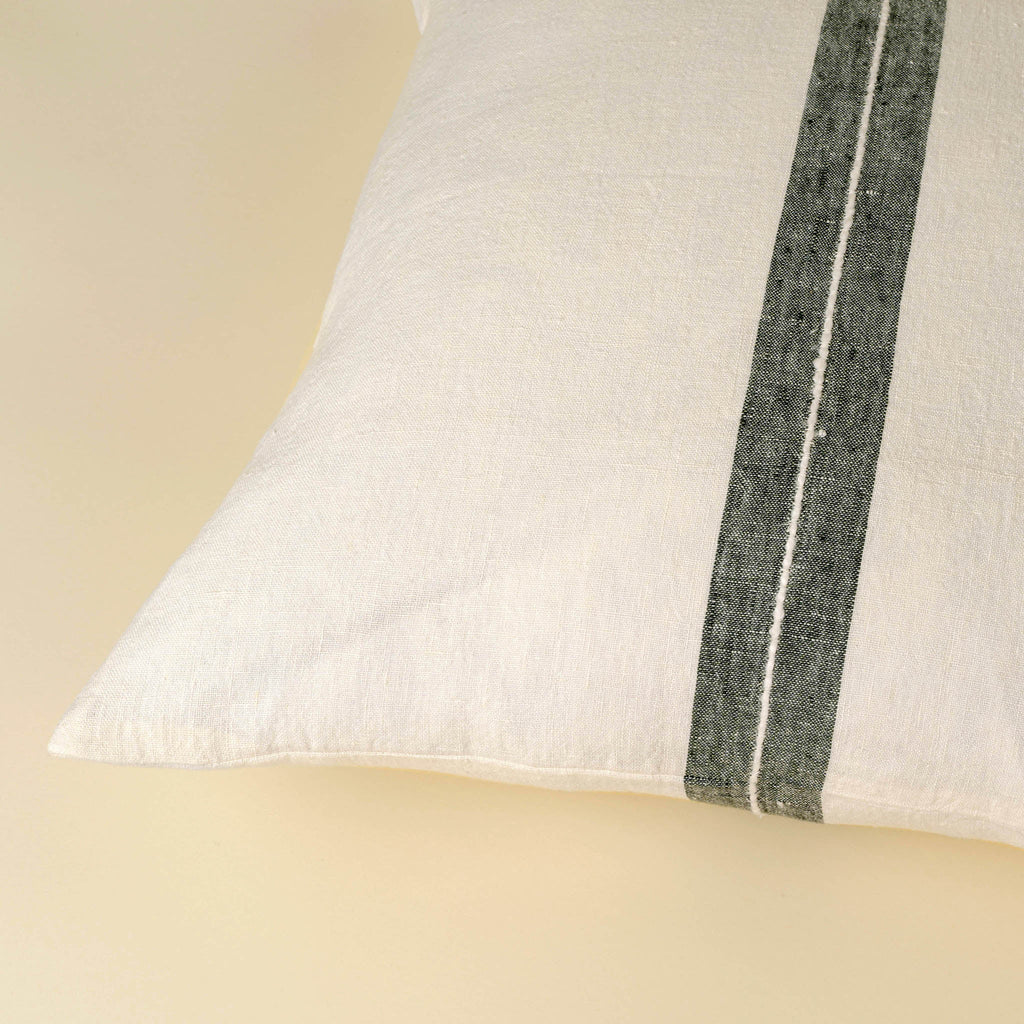 20x20 Emmett Linen Pillow, Ivory