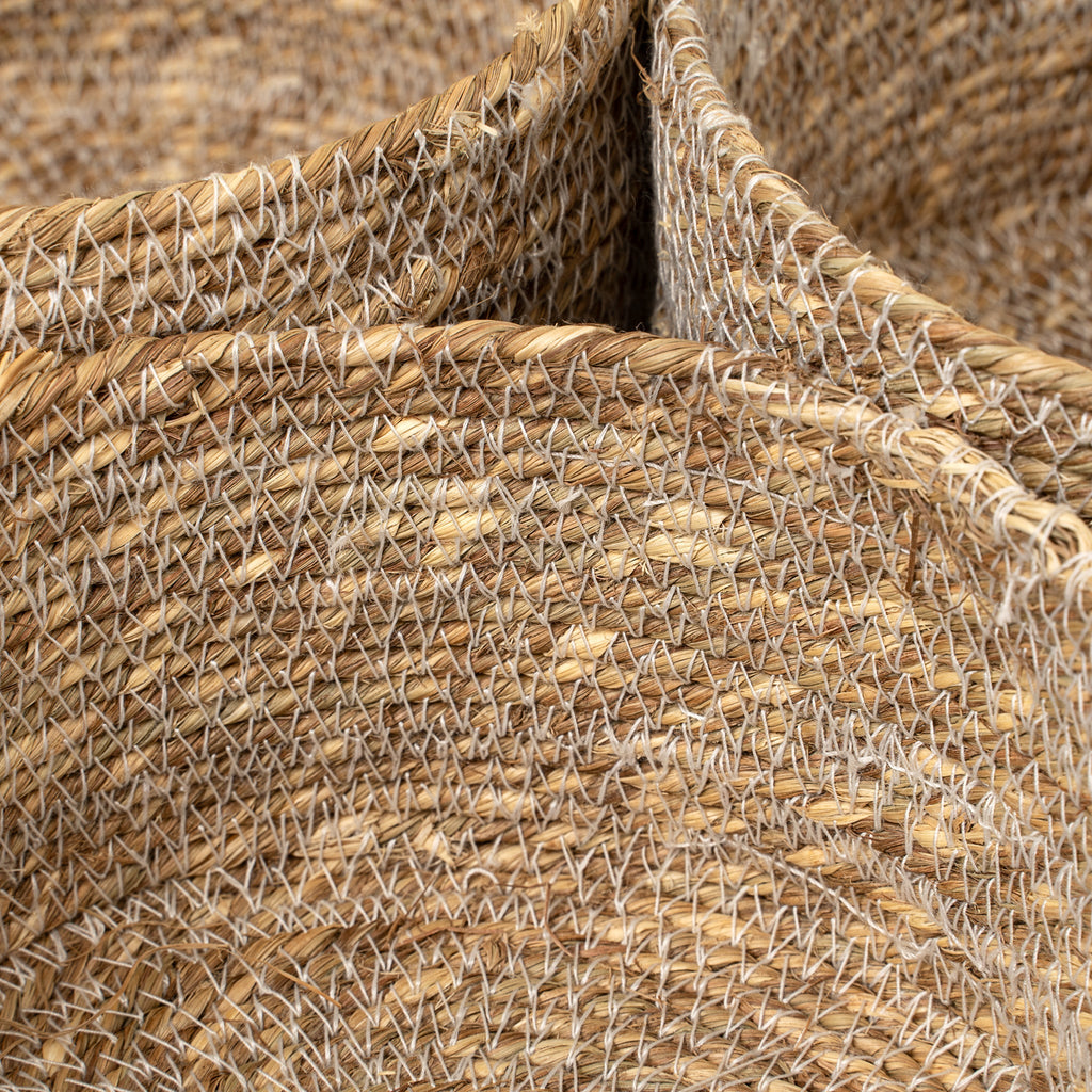 Costa Seagrass Baskets S/5, White