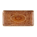 Sunset Suzani Enameled Tray, Rect L