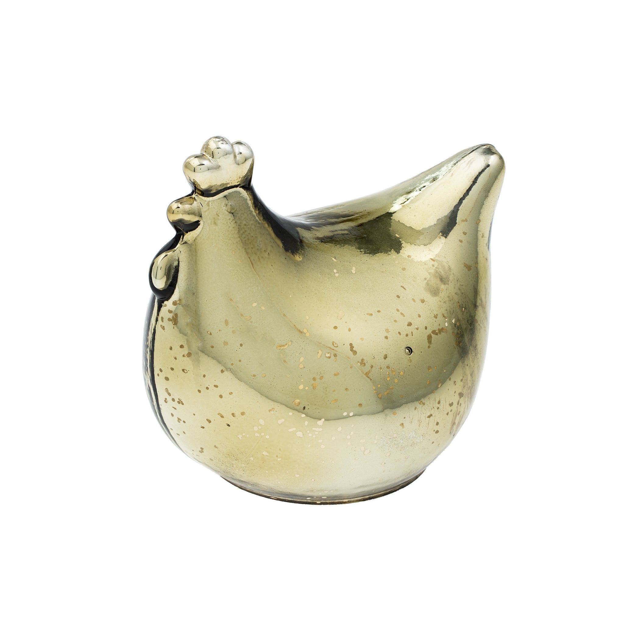 Mother Hen Glass Statuette S