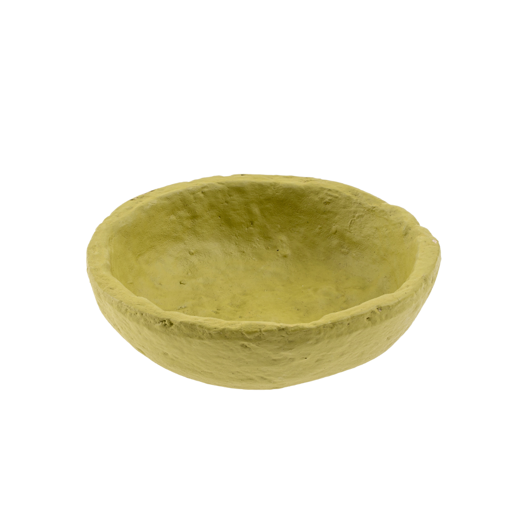 Paper Mache Mini Bowl, Green