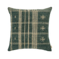 20x20 Bhujodi Wool Handloom Pillow, Denim