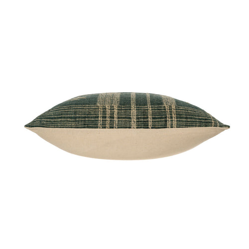 20x20 Bhujodi Wool Handloom Pillow, Denim