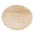 Travertine Scallop Tray L
