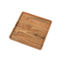 Heritage Square Tray L, Acacia