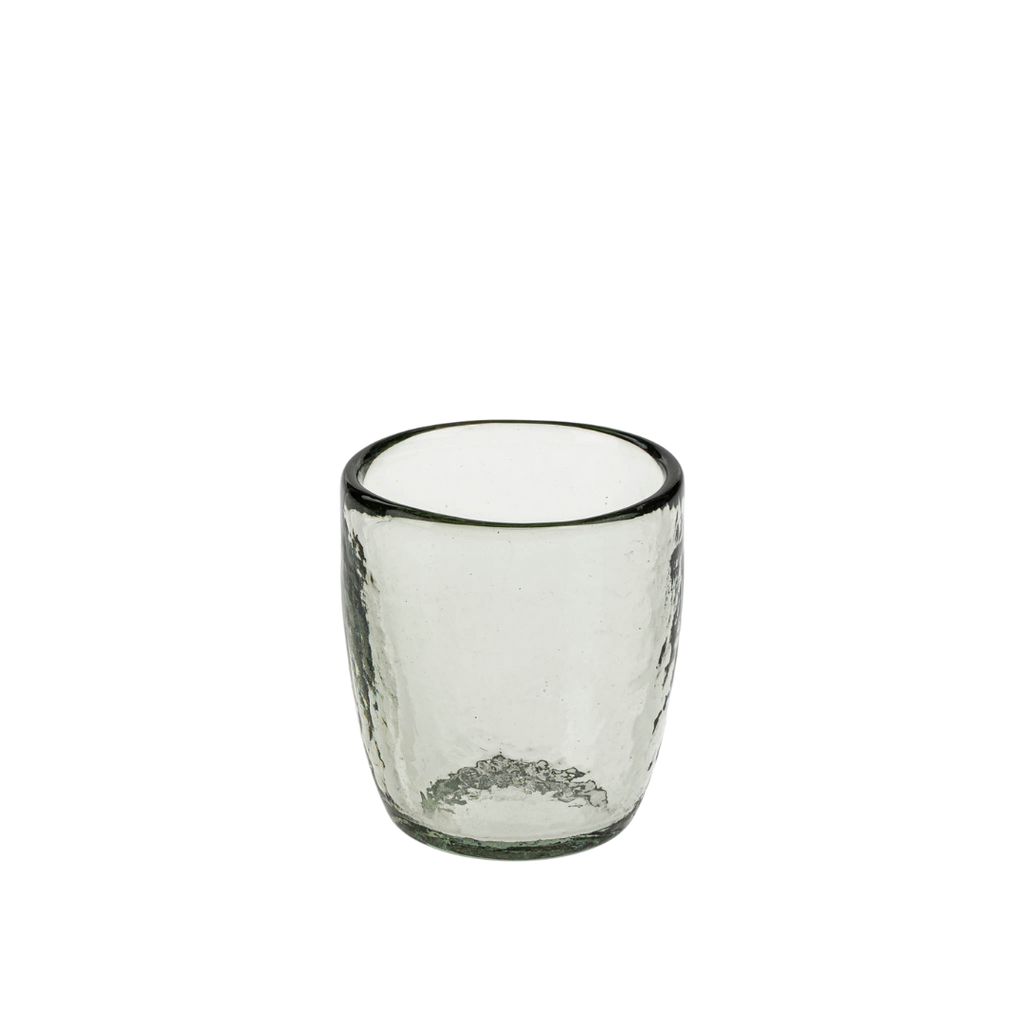 Hammered Glass Bud Vase