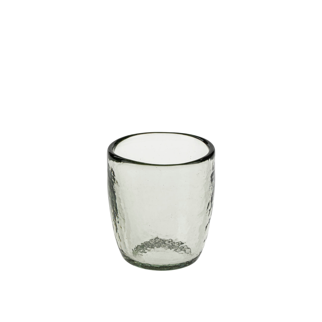 Hammered Glass Bud Vase