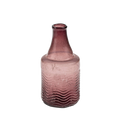 Recycled Glass Bottle Vase, Mauve