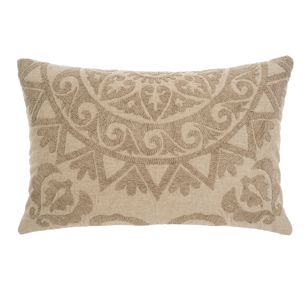 16x24 Linen Suzani Pillow