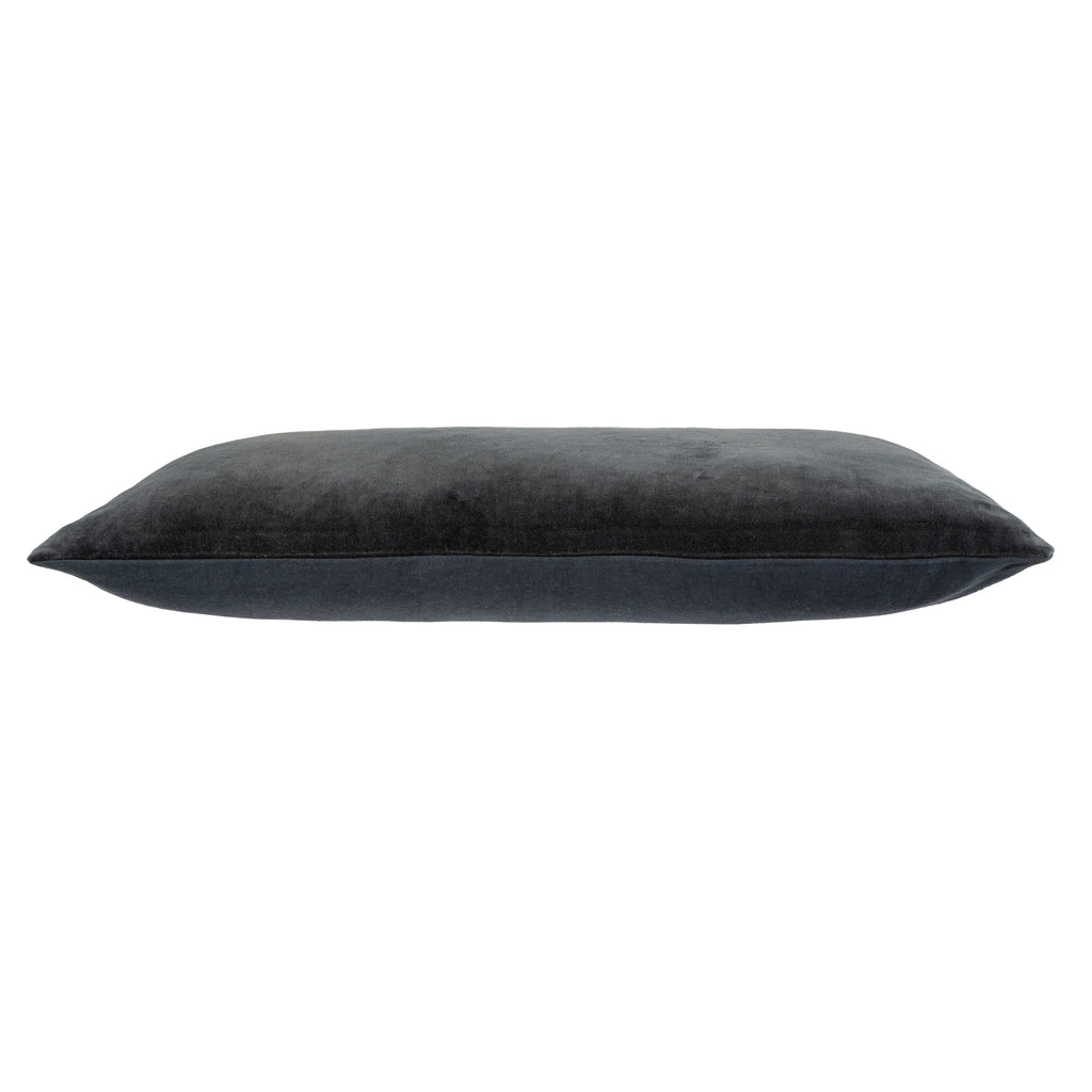 14x31 Vera Velvet Pillow Charcoal