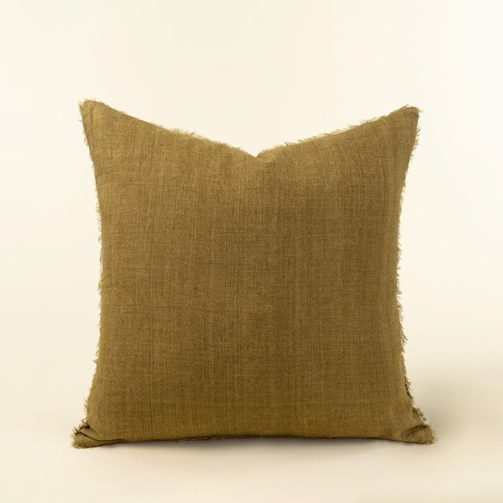 20x20 Lina Linen Pillow Tawny
