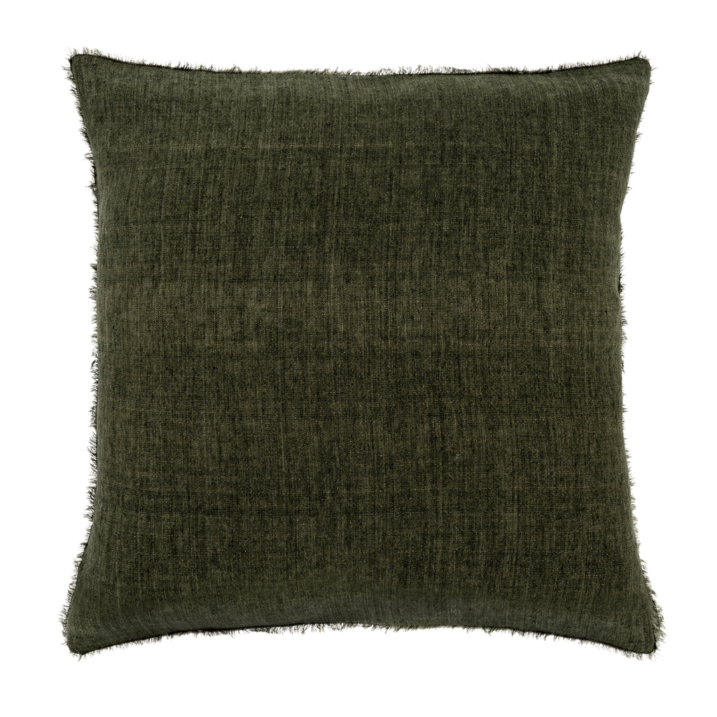 24x24 Lina Linen Pillow Avocado