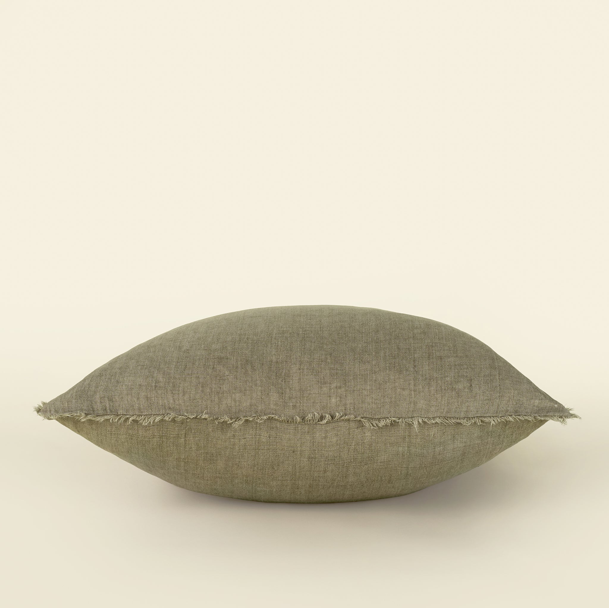 24x24 Lina Linen Pillow Almond