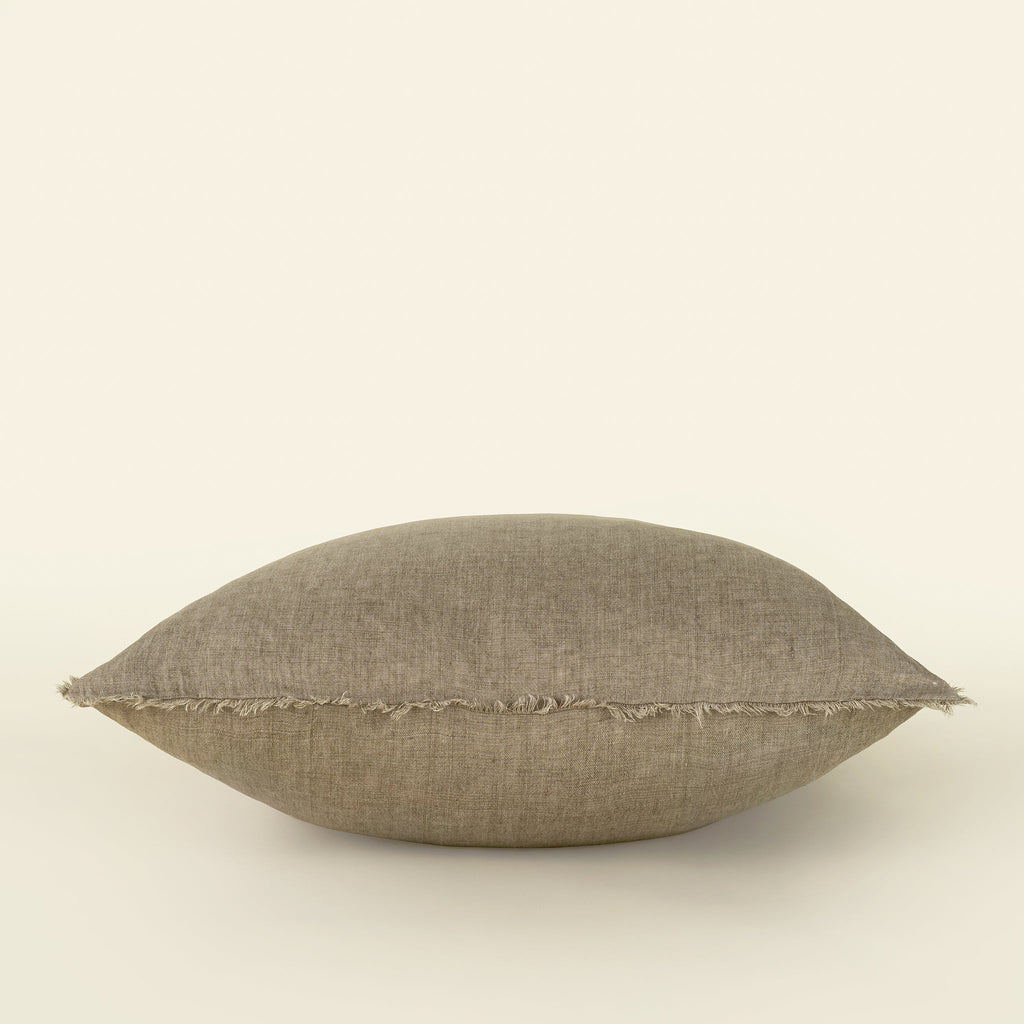 24x24 Lina Linen Pillow Almond