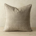 24x24 Lina Linen Pillow Almond