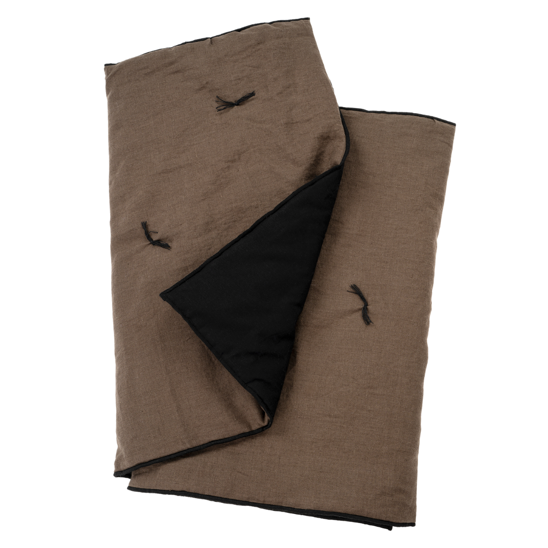Linen French Mattress Espresso