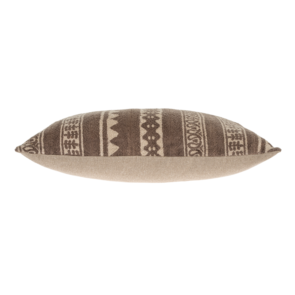 16x24 Carob Pillow Taupe