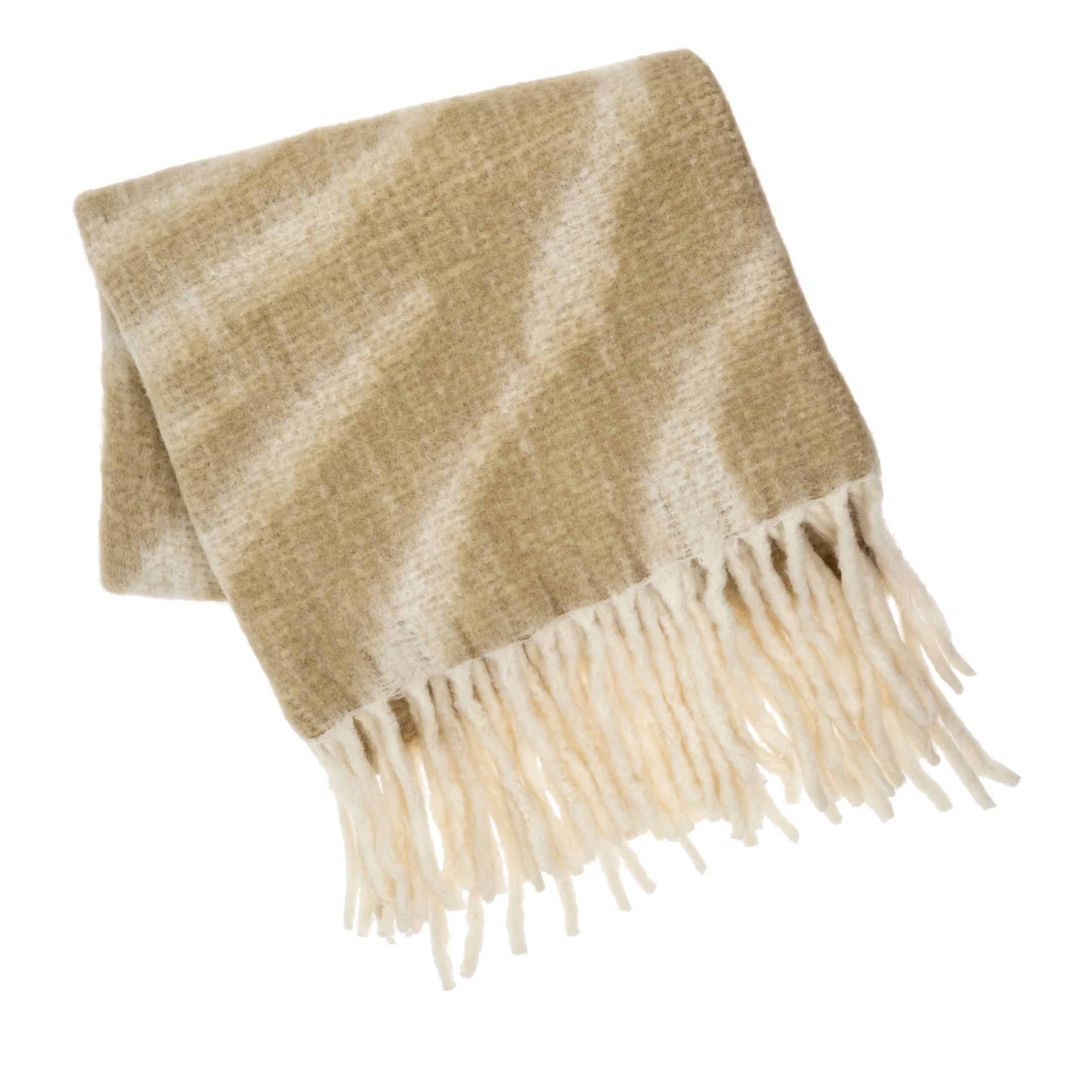 Bergen Wool Blend Throw, Pampas