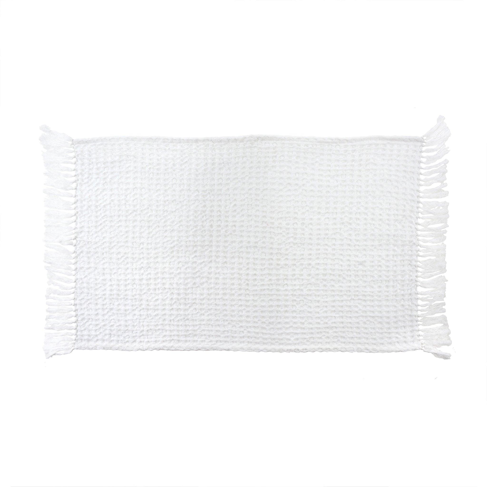 Waffle Hand Towel, White