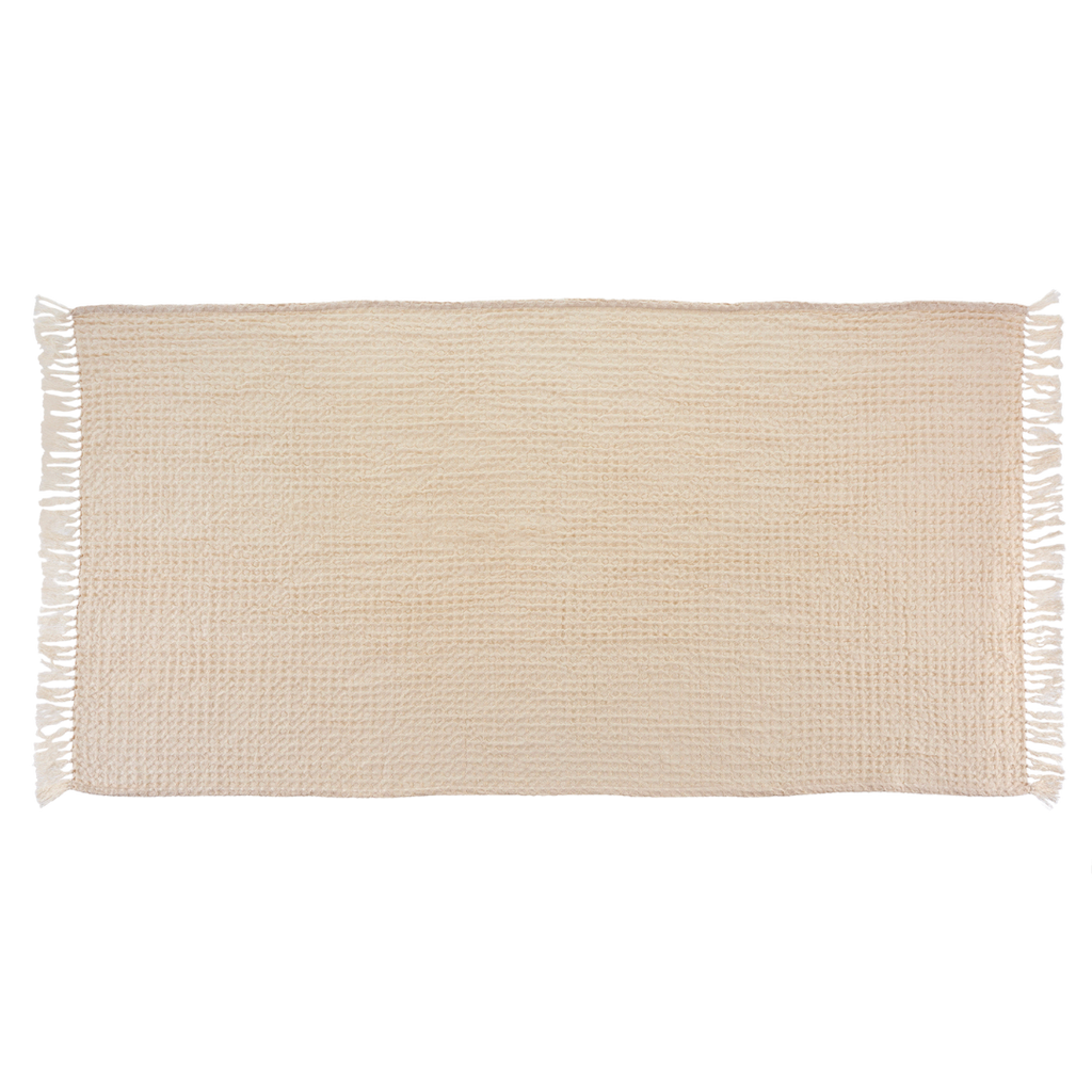 Waffle Bath Towel, Natural