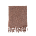 Adair Wool Blend Throw, Rose/Grey