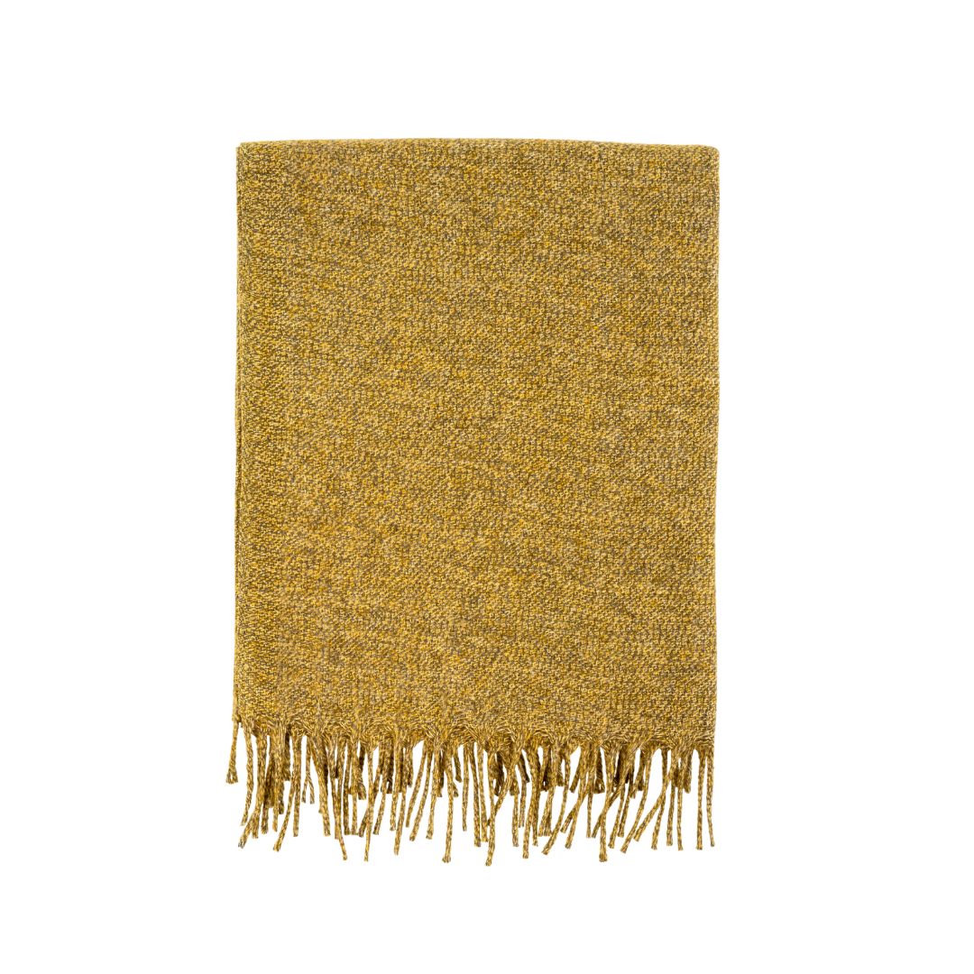 Adair Wool Blend Throw, Olive