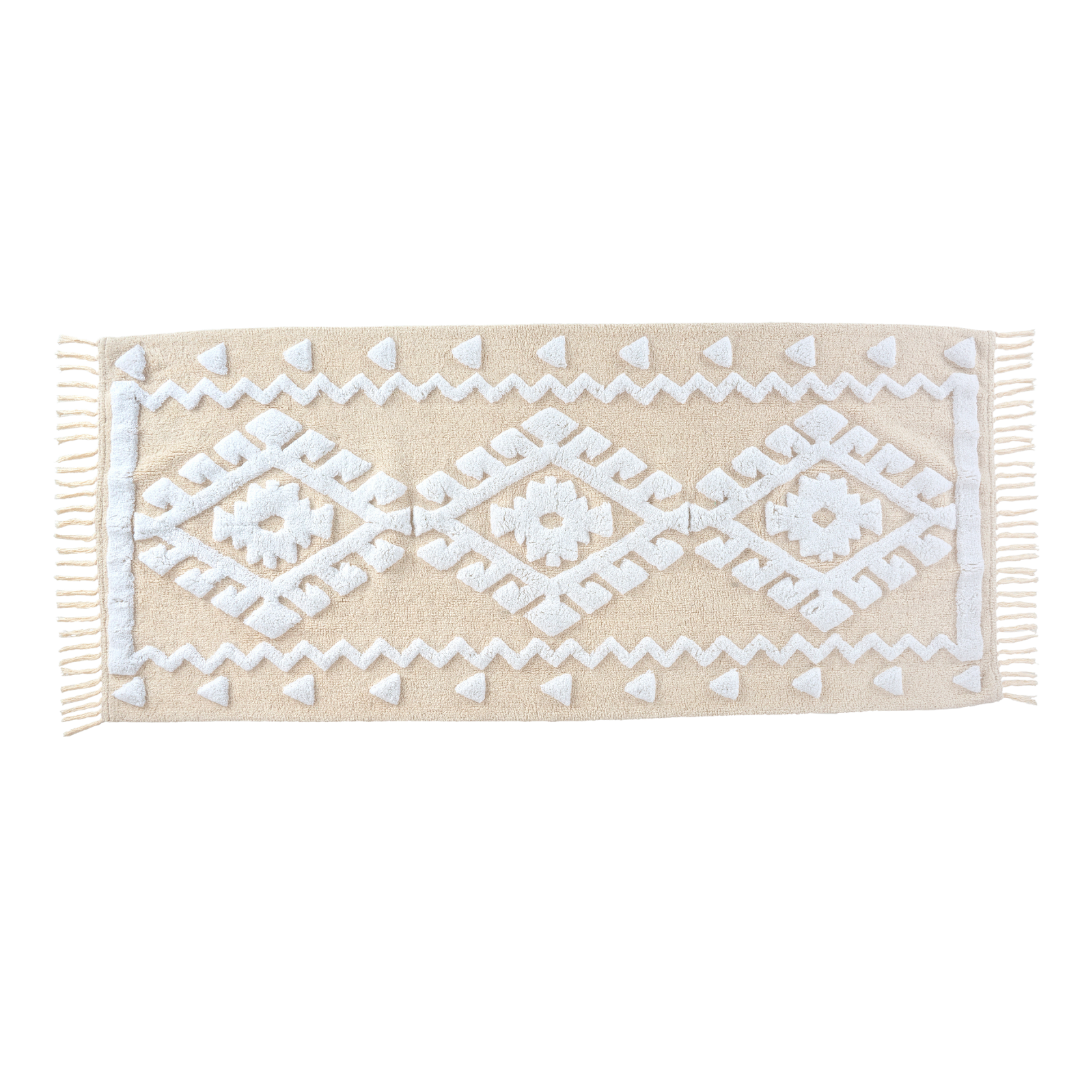 Kilim Bath Mat, Aztec