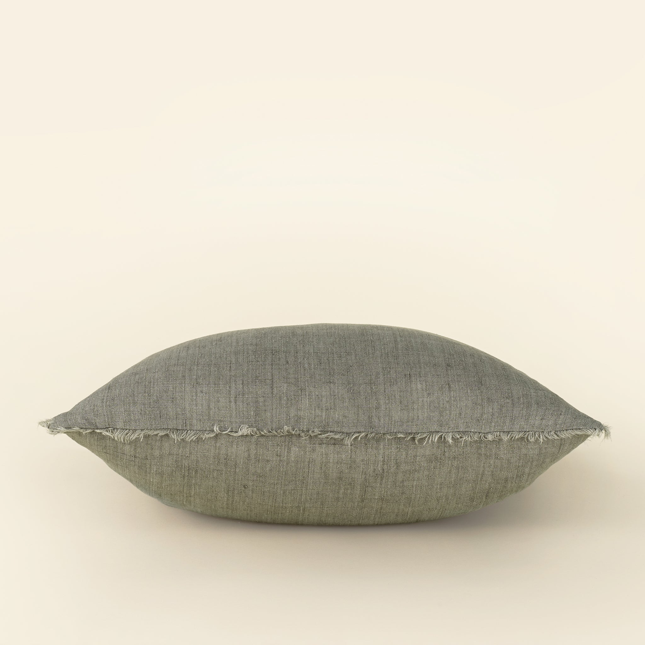 24x24 Lina Linen Pillow Warm Grey