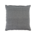 24x24 Lina Linen Pillow Steel Grey