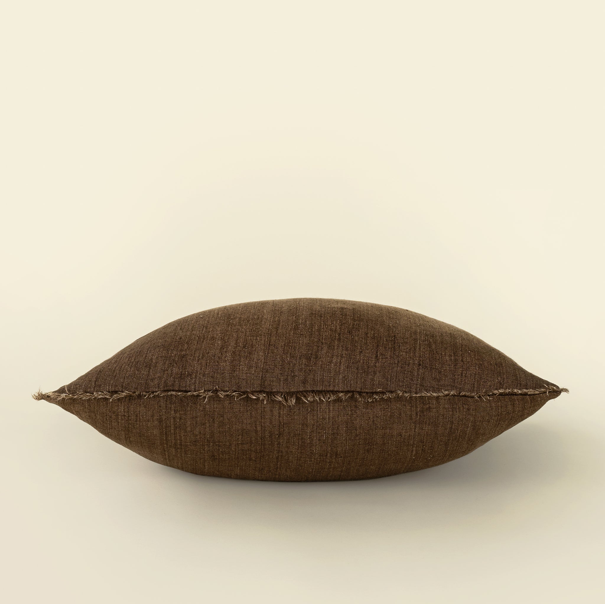 24x24 Lina Linen Pillow Mocha