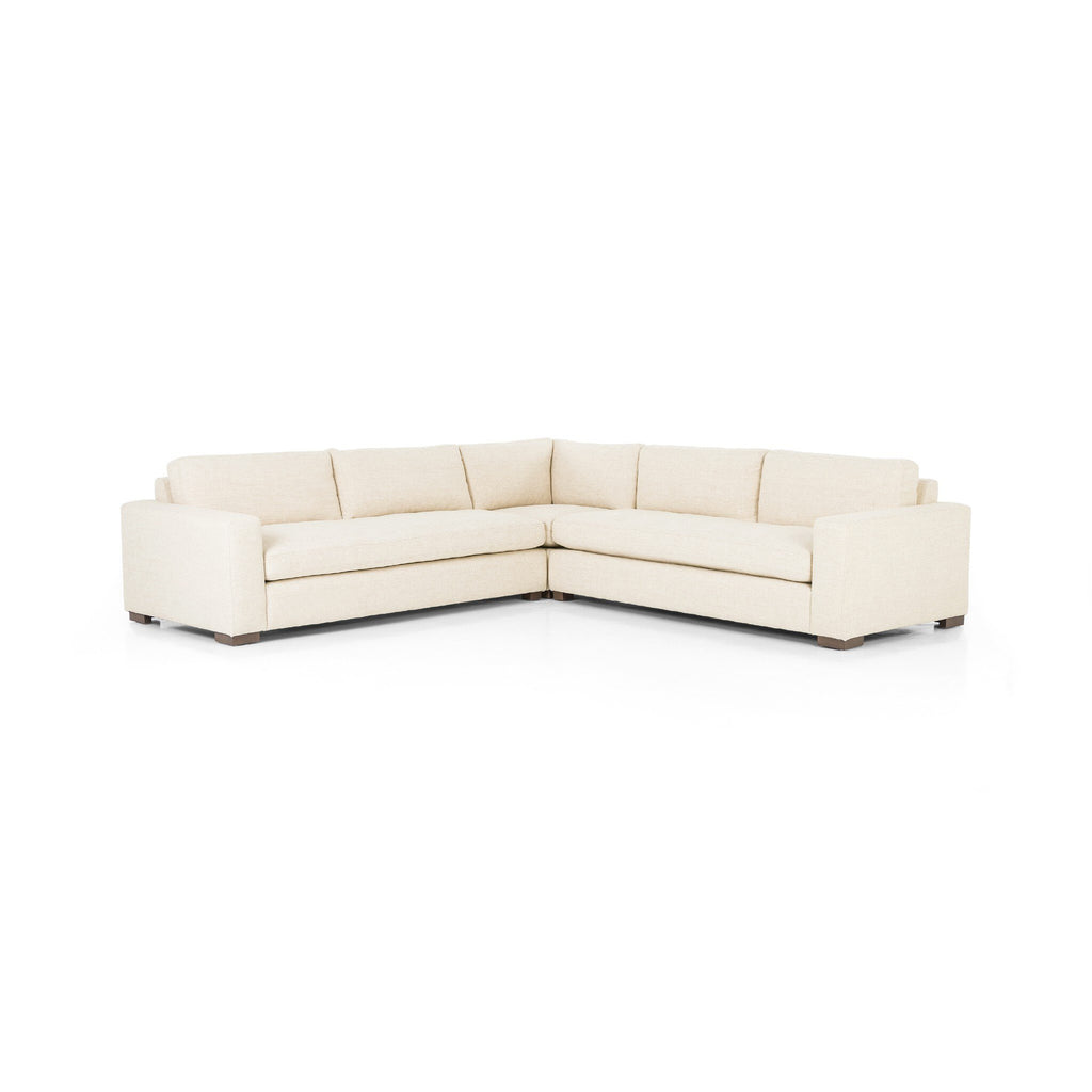 Boone 3-Piece Sectional - Thames Cream