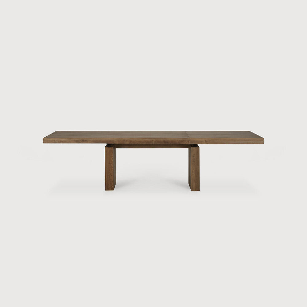 Double Extendable Dining Table | Teak | Rectangular