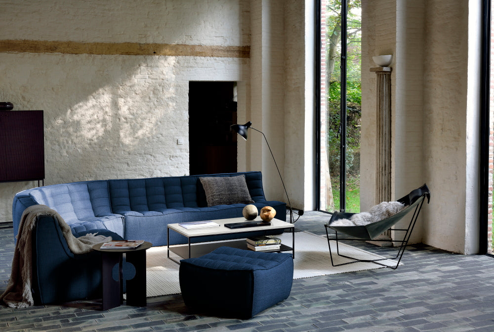 N701 Modular Sofa | Blue Fabric | 2 Seater