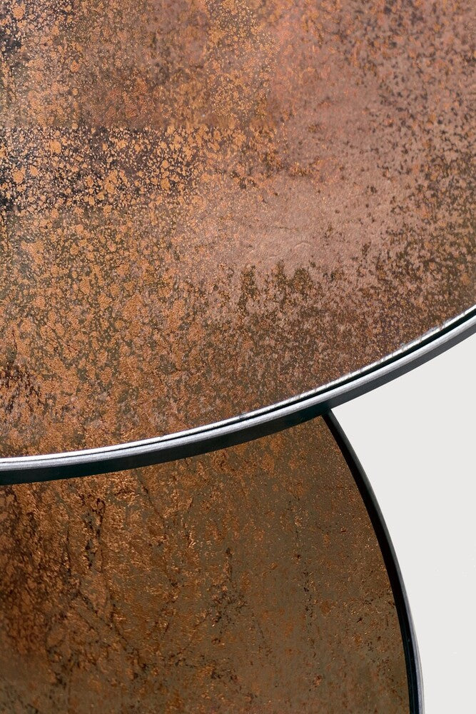 Nesting Coffee Table | Bronze Copper | Round | Set Of 2