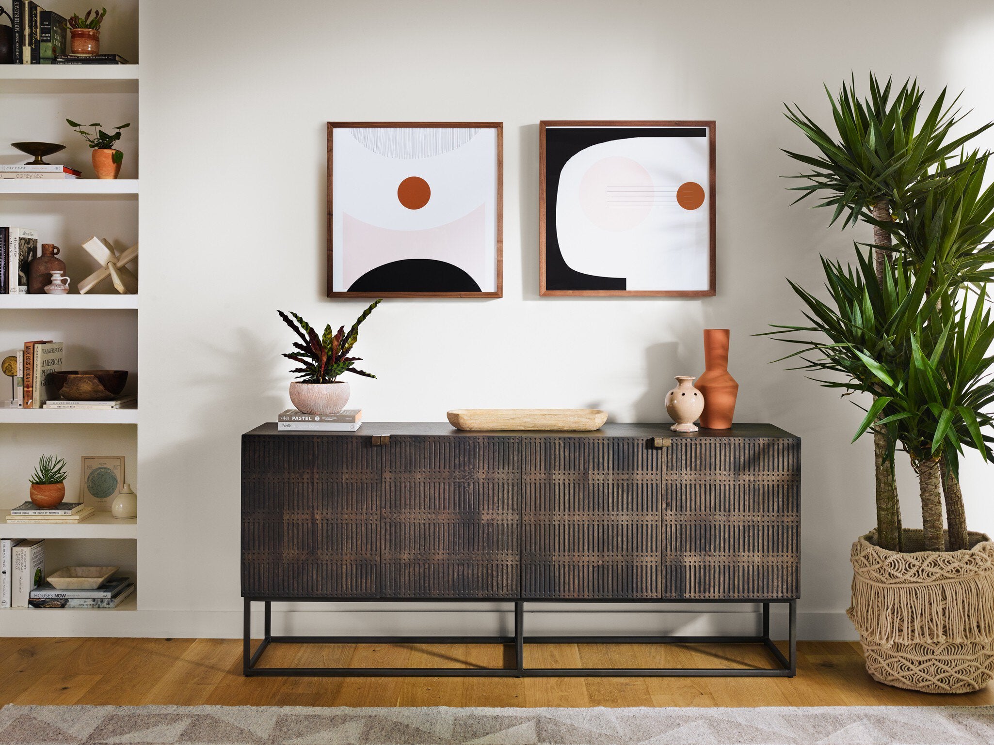Kelby Sideboard - Vintage Brown