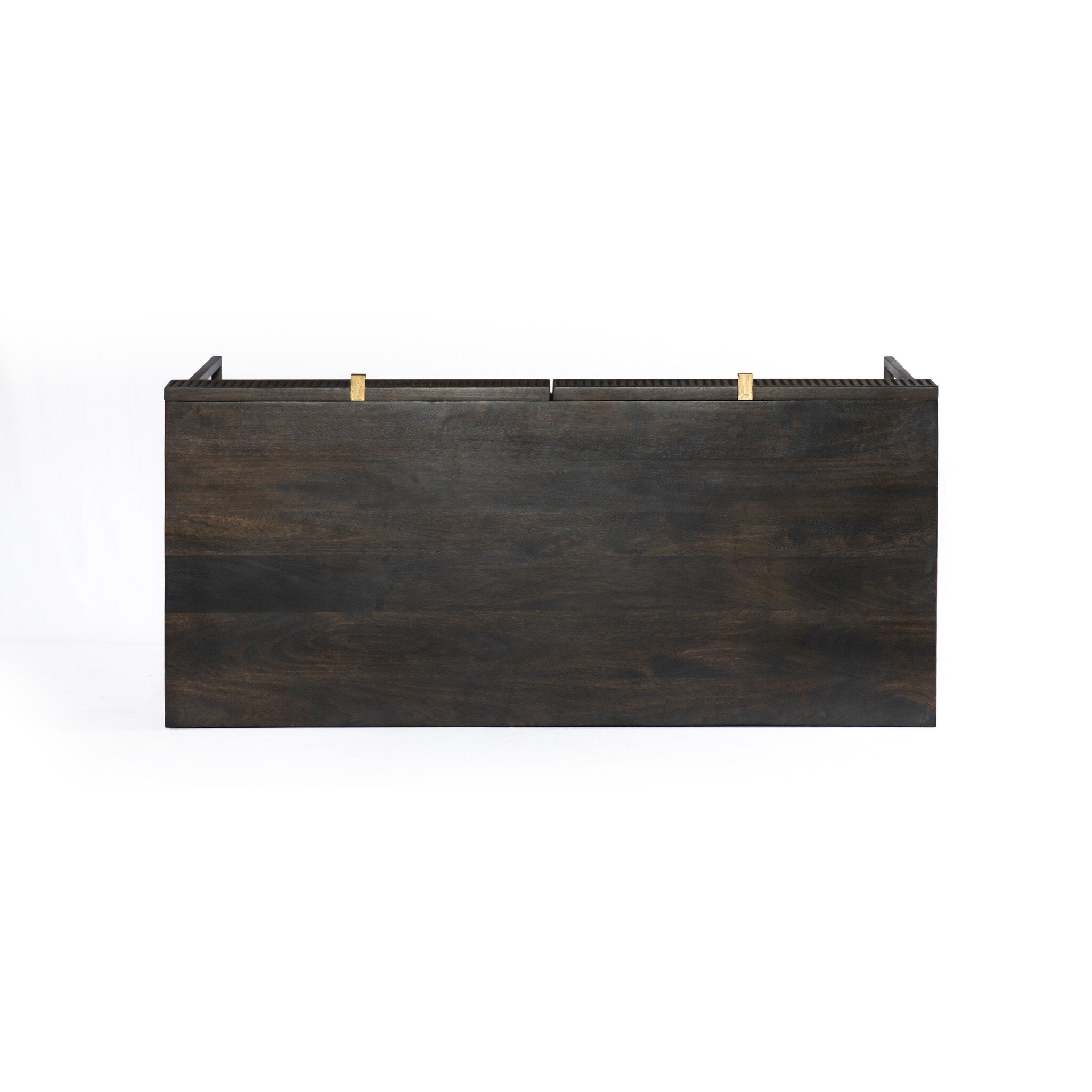 Kelby Writing Desk - Carved Vintage Brown