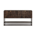 Kelby Small Media Console - Vintage Brown