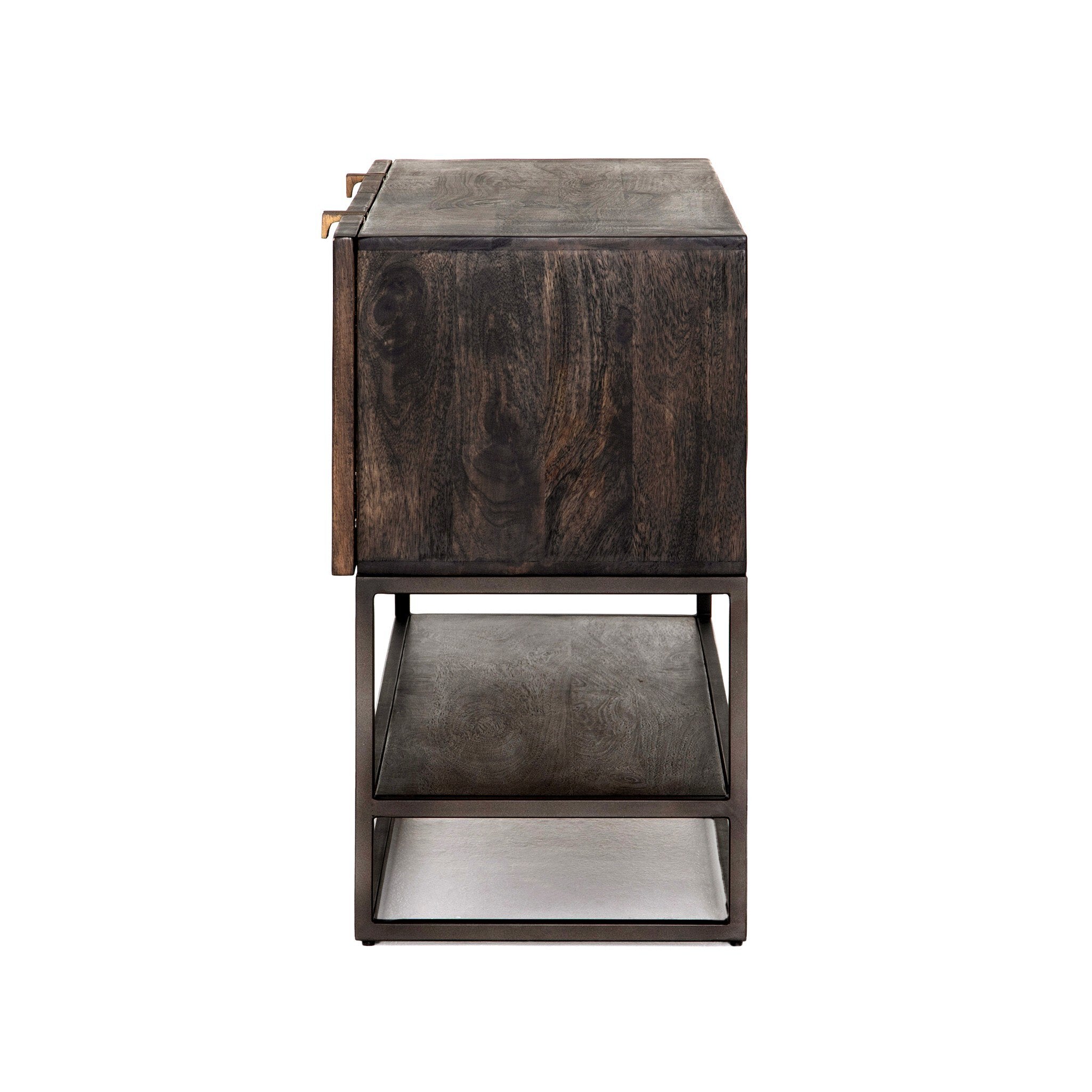 Kelby Small Media Console - Vintage Brown
