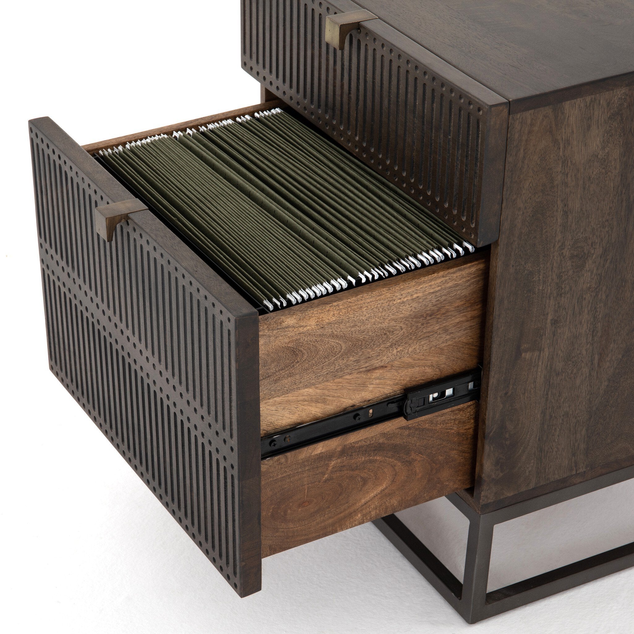 Kelby Filing Cabinet - Vintage Brown
