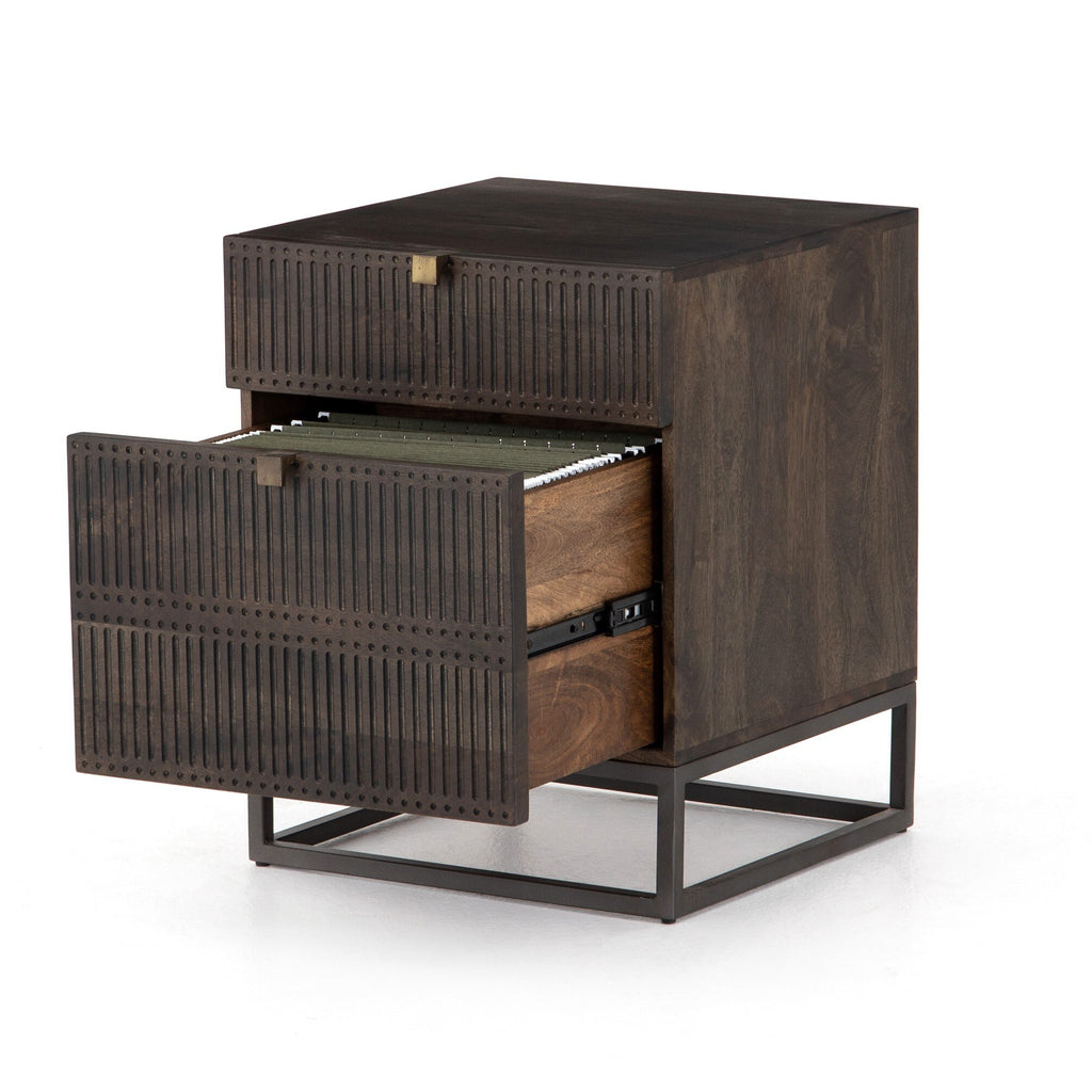 Kelby Filing Cabinet - Vintage Brown