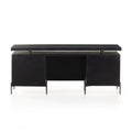Raffael Desk - Carved Black Wash