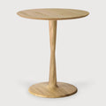 Torsion Dining Table | Varnished Oak | Round | 28" X 28"