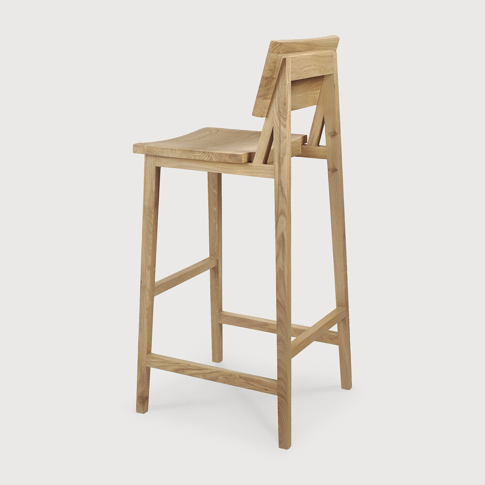 N4 Bar Stool | Varnished Oak
