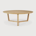 Tripod Coffee Table | Varnished Oak | Round