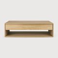 Nordic Coffee Table | Oak | 1 Drawer | Rectangular