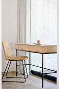 Whitebird Desk | Varnished Oak | 2 Drawers | Rectangular
